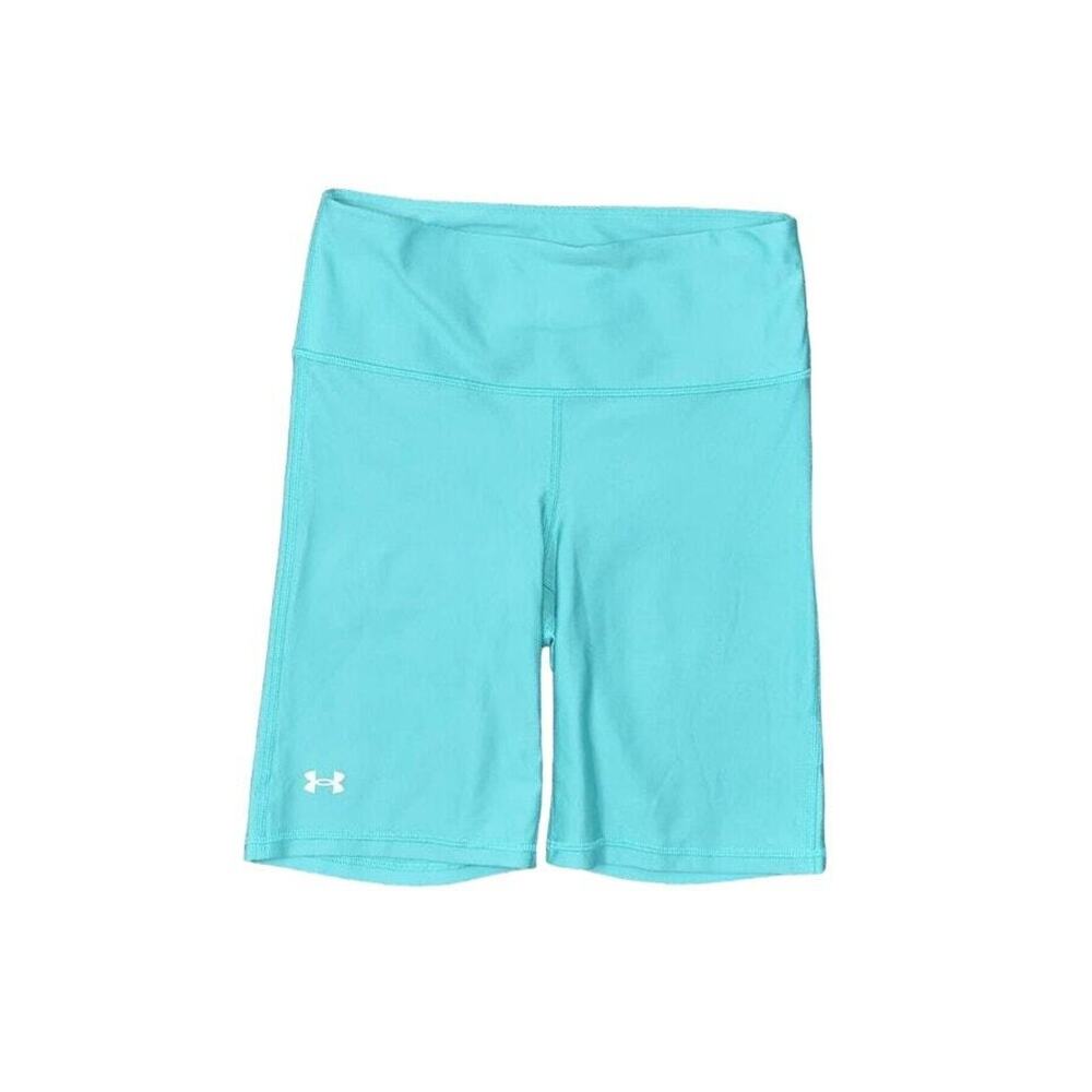 Under Armour Green Compression Shorts Heatgear Women's Size S Gym Solid